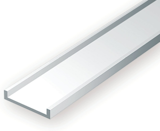 Evergreen 265 U Profil 4,0mm x 1,4mm x 35cm 4ks