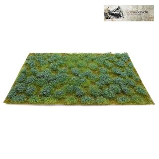 H0/TT RB 028 foliage P-zelená keř modrá