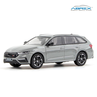 1:43 Abrex AB-039CN Škoda Octavia IV Combi RS 2020 šedá steel uni