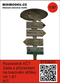 H0 MNM Turistický rozcestník KČT