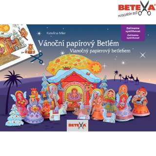 Betexa 284 Vánoční papírový betlém