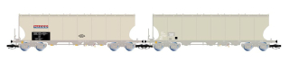 TT Arnold HN9757 Set 2 čtynápravových silo vagonů "NACCO"