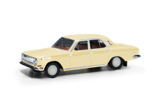TT HERPA 066884-002 - automobil Volha M24 - perlově bílá