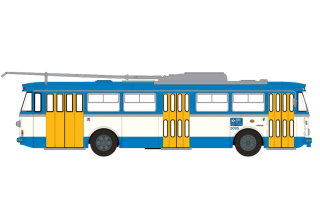 H0 Brekina 61358 Trolejbus Škoda 9Tr, 1962, Ostrava