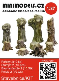 H0 Minimodels 4002 Pařezy 2 10 ks