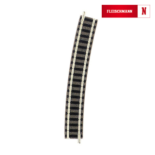 N FLEISCHMANN 9136 Kolej oblouková R4-430 mm / 15°