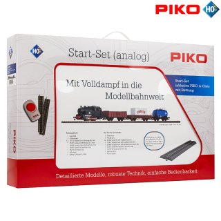 H0 Piko 57113 set Parní lokomotiva + 3x nákladní vůz + příslušenství